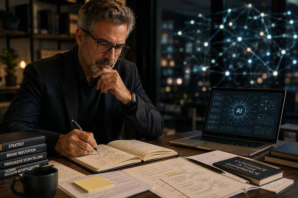 AI & Human Expertise Quotes Experienced professional using human judgment and expertise while working with artificial intelligence